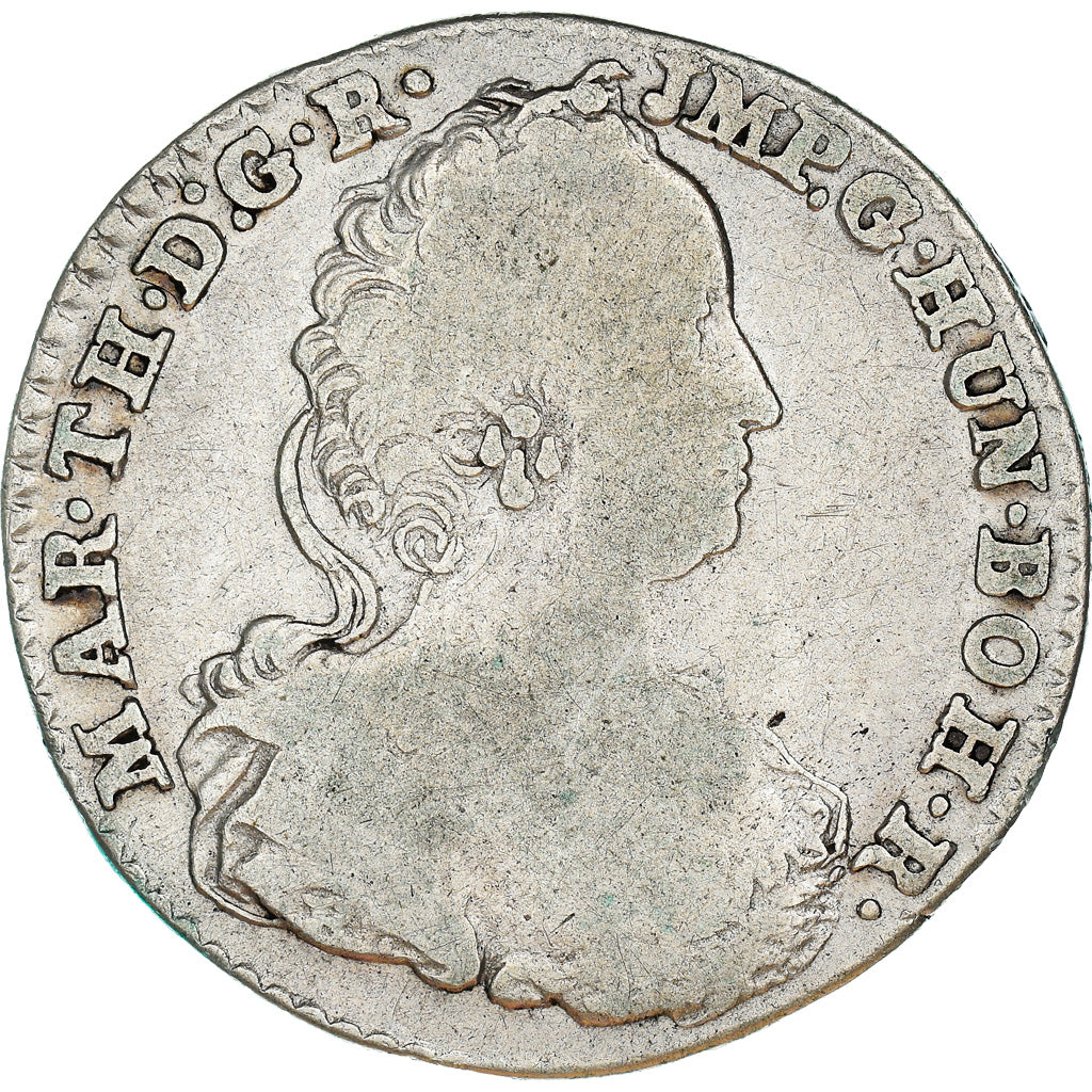 Münze, AUSTRIAN NETHERLANDS, Maria Theresa, 1/4 Ducaton, 1753, Bruges, S