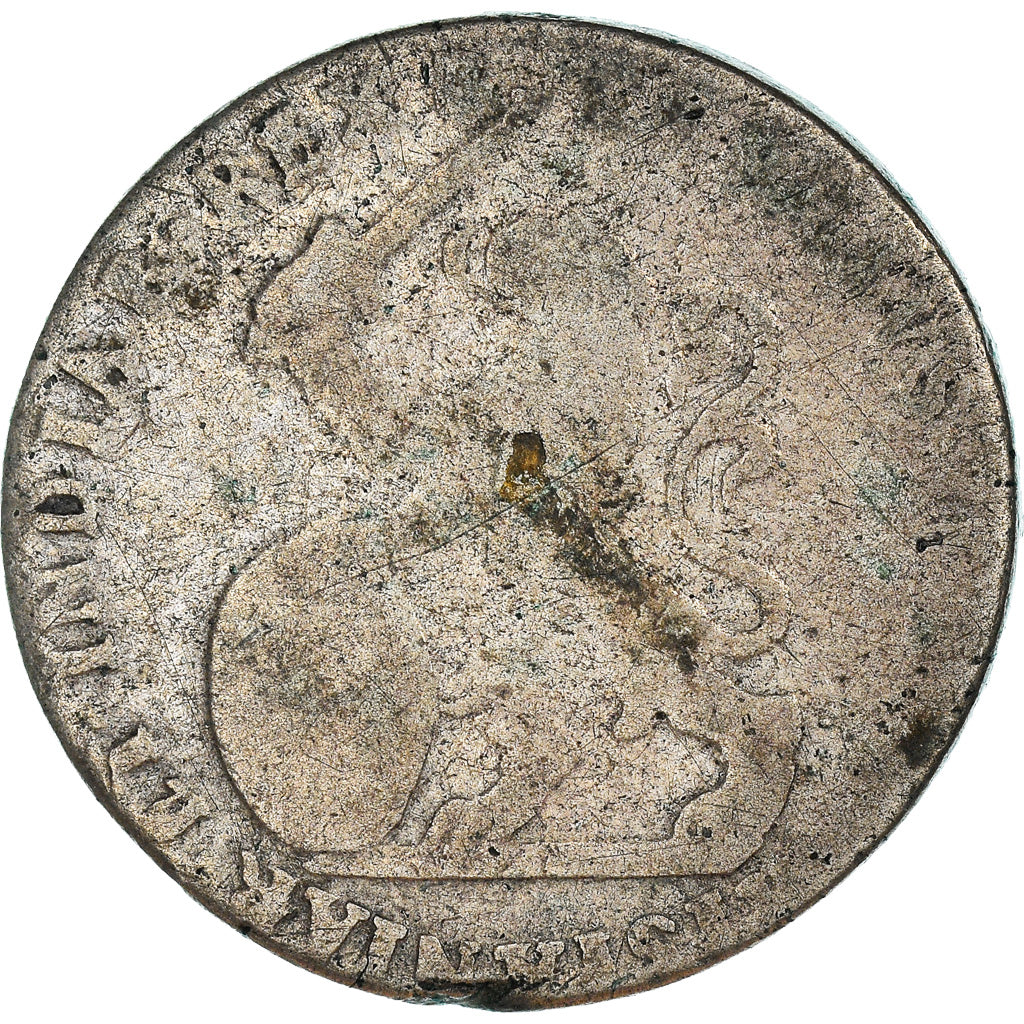 Munten, Lage Spaanse landen, BRABANT, Charles II, Escalin, 1699, Antwerp, ZG+