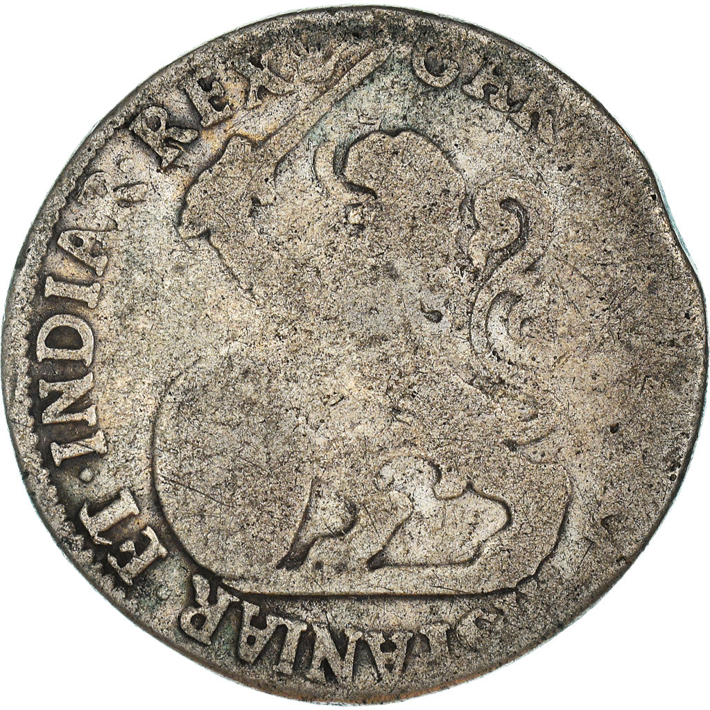 Monnaie, Pays-Bas espagnols, BRABANT, Charles II, Escalin, 1700, Anvers, B+