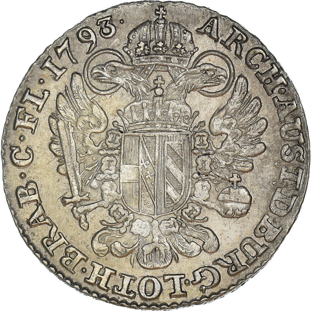 Coin, AUSTRIAN NETHERLANDS, Franz II, 14 Liards, 14 Oorden, 1793, Brussels