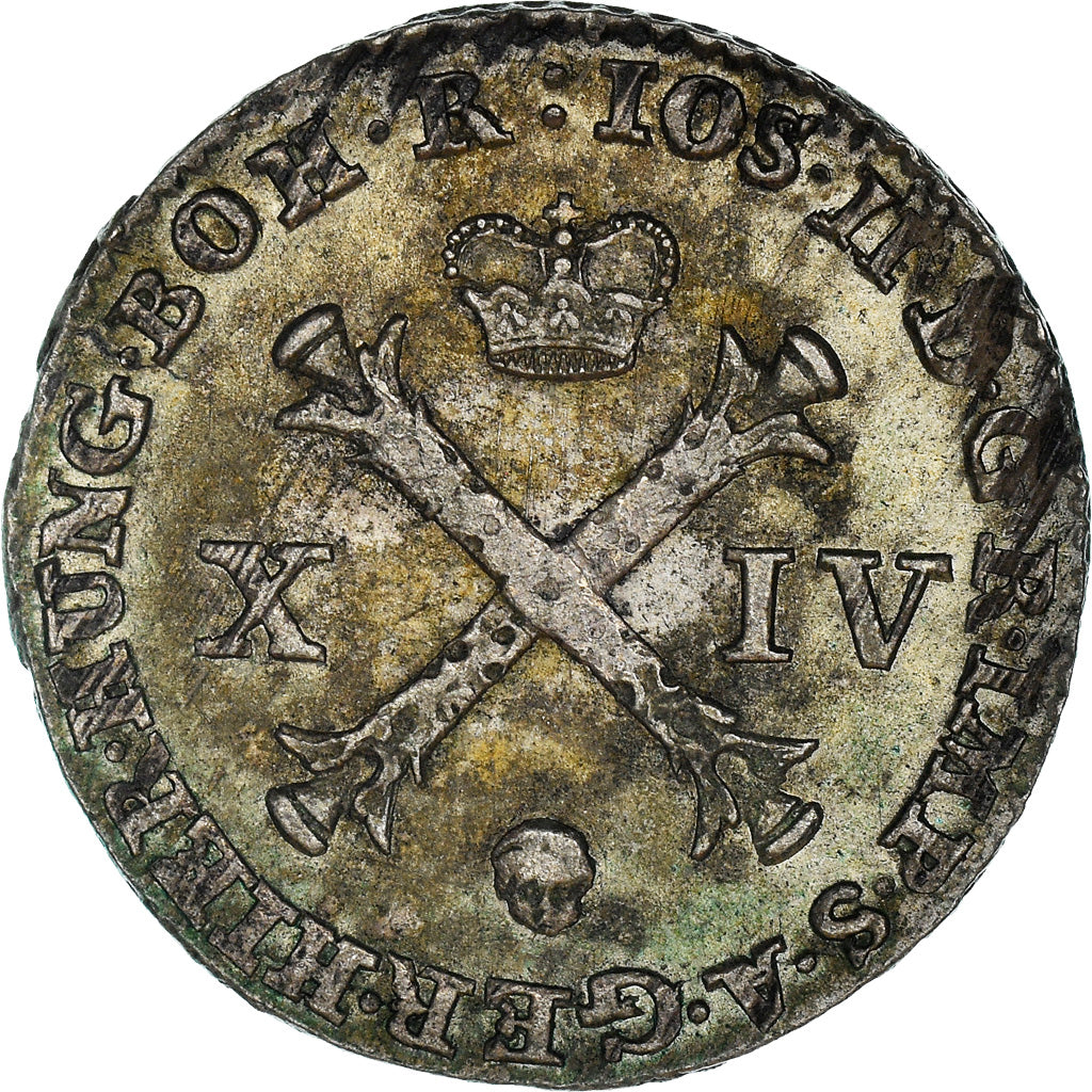 Munten, NEDERLANDS OOSTENRIJK, Joseph II, 14 Liards, 14 Oorden, 1789, Brussels