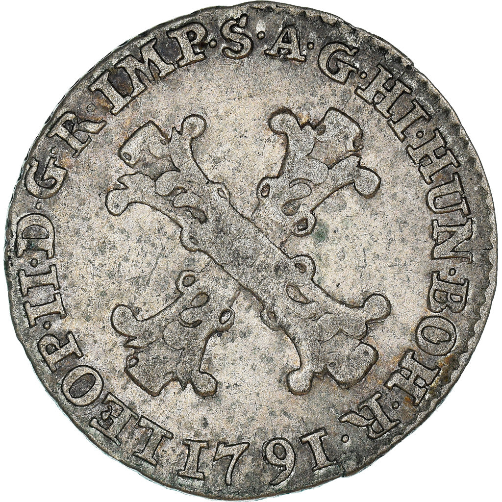 Coin, AUSTRIAN NETHERLANDS, Leopold II, 10 Liards, 10 Oorden, 1791, Brussels