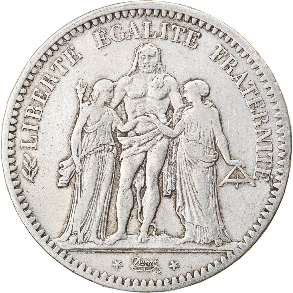 Coin, France, Hercule, 5 Francs, 1849, Paris, EF(40-45), Silver, KM:756.1
