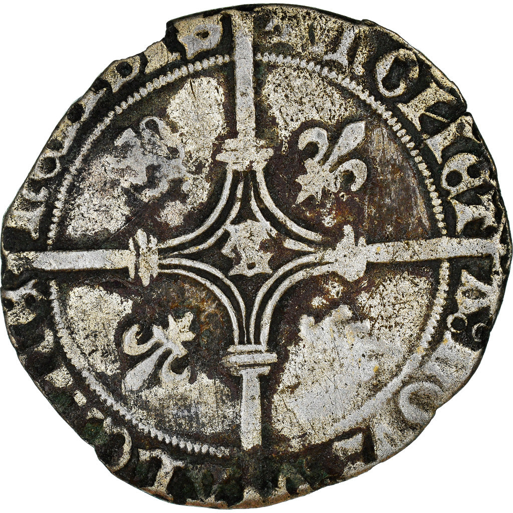 Coin, France, Flanders, Philippe le Bon, Double gros vierlander, Bruges