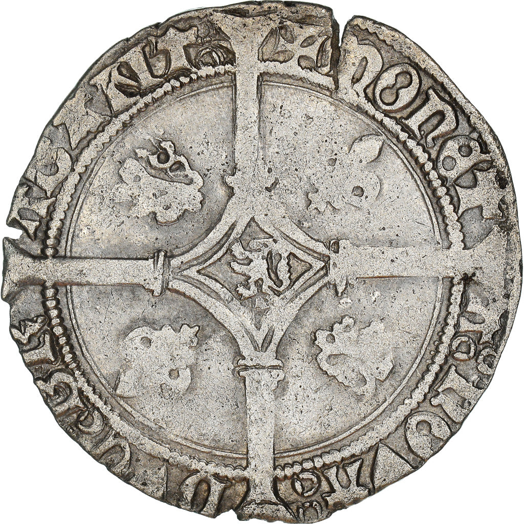 Coin, Belgium, Flanders, Charles Le Téméraire, Double gros vierlander