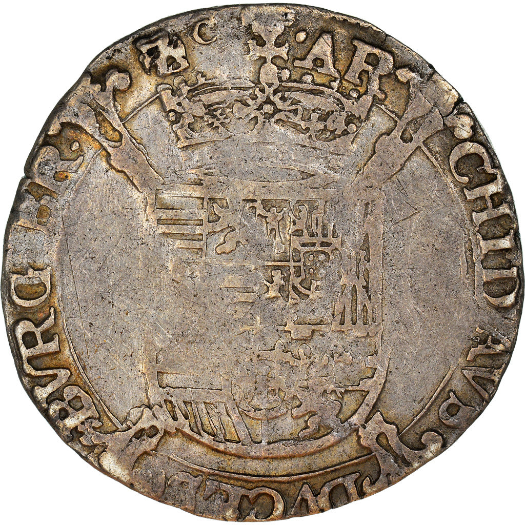 Coin, Spanish Netherlands, BRABANT, Albert & Isabella, Escalin au Paon, Escalin