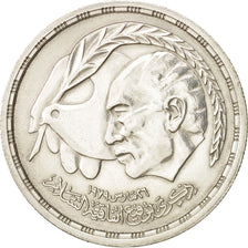 Egypt, Pound, 1980, MS(60-62), Silver, KM:508