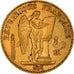 Moneta, Francia, Génie, 20 Francs, 1875, Paris, BB+, Oro, KM:825