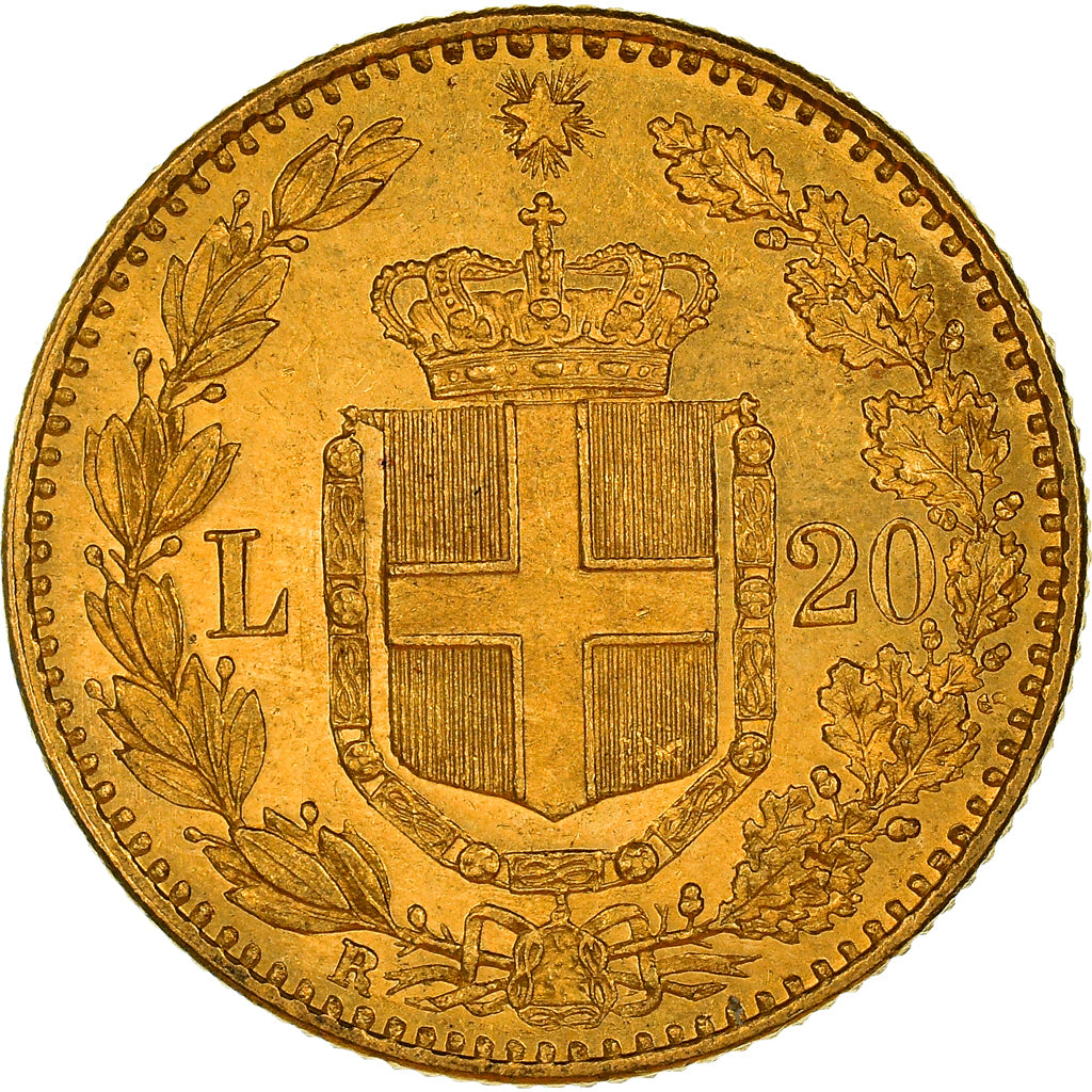 Monnaie, Italie, Umberto I, 20 Lire, 1882, Rome, SPL+, Or, KM:21