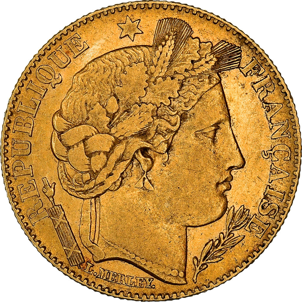 Münze, Frankreich, Cérès, 10 Francs, 1899, Paris, SS+, Gold, KM:830