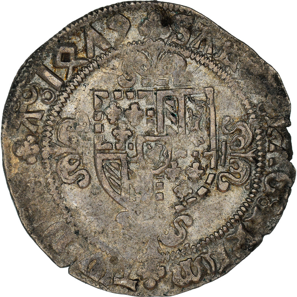 Monnaie, France, Flandre, Marie de Bourgogne, Double Briquet, 1479, Anvers, TB+