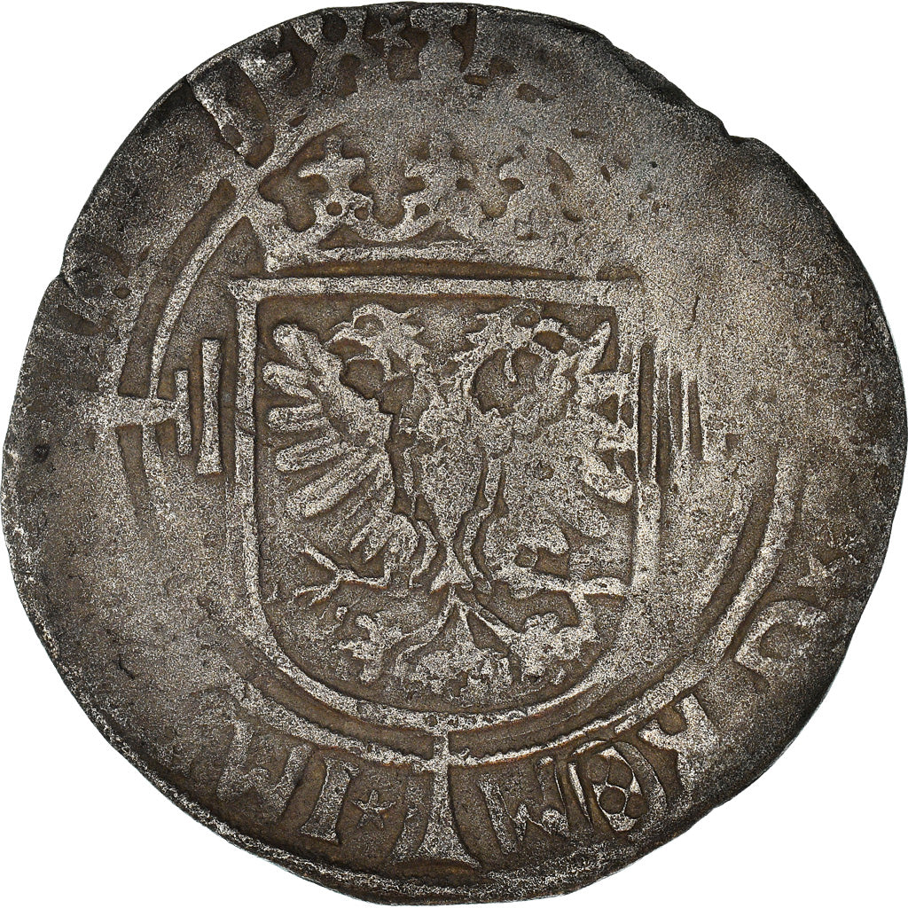 Munten, België, Charles Quint, 1/2 Réal, Maastricht, FR, Zilver, Boudeau:2296