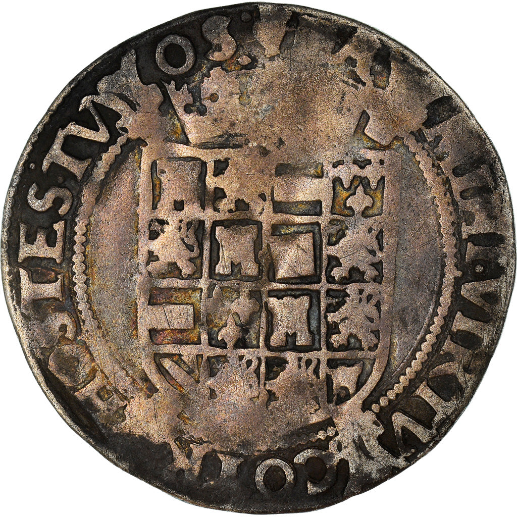 Coin, Belgium, BRABANT, Charles Quint, Vlieger, 4 Patards, 1552, Anvers
