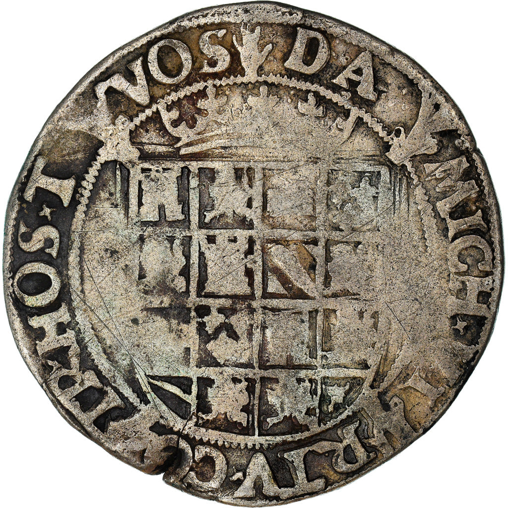 Coin, Belgium, BRABANT, Charles Quint, Vlieger, 4 Patards, 1543, Anvers