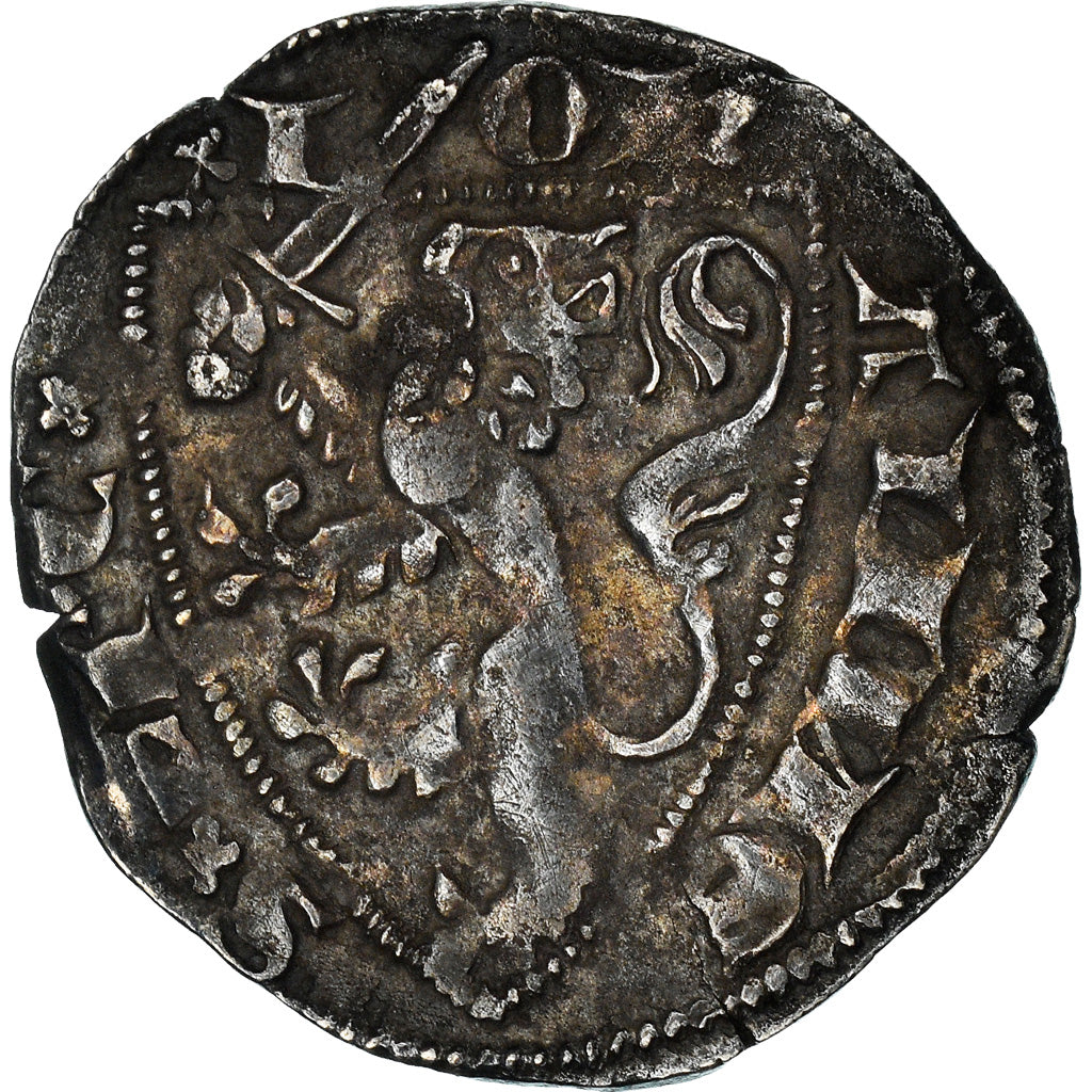 Moneta, Belgia, Principalty of Liege, Jean de Flandre, Esterlin, 1282-1292, Huy