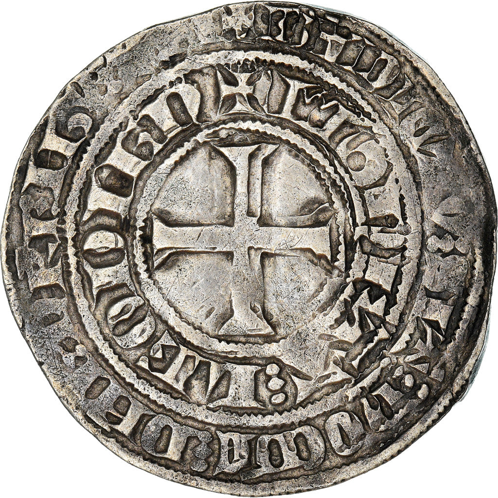 Münze, Belgien, Principalty of Liege, Adolphe de la Marck, Gros, 1313-1344, SS