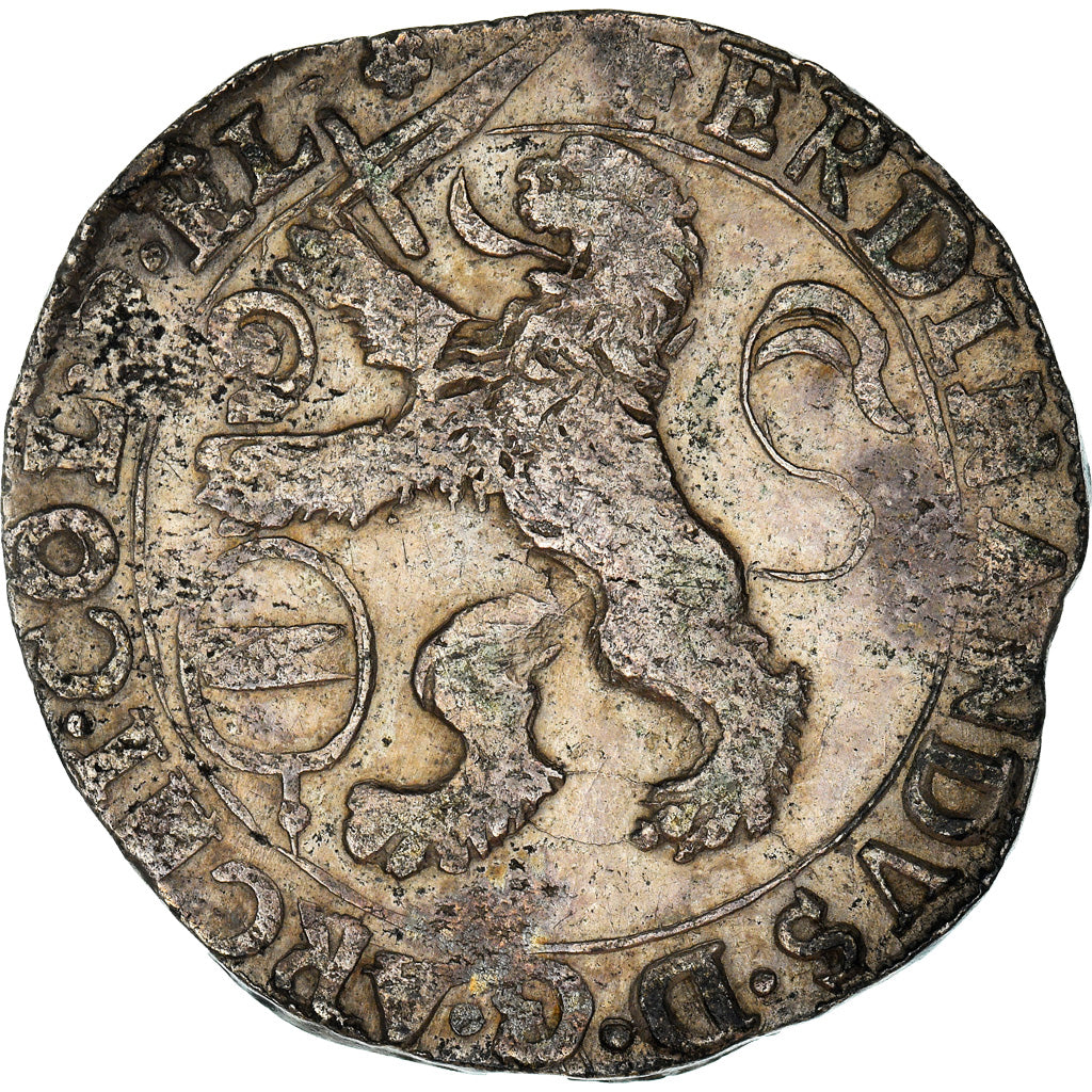 Coin, LIEGE, Ferdinand, Escalin, 1640, Liege, VF(30-35), Silver, KM:58