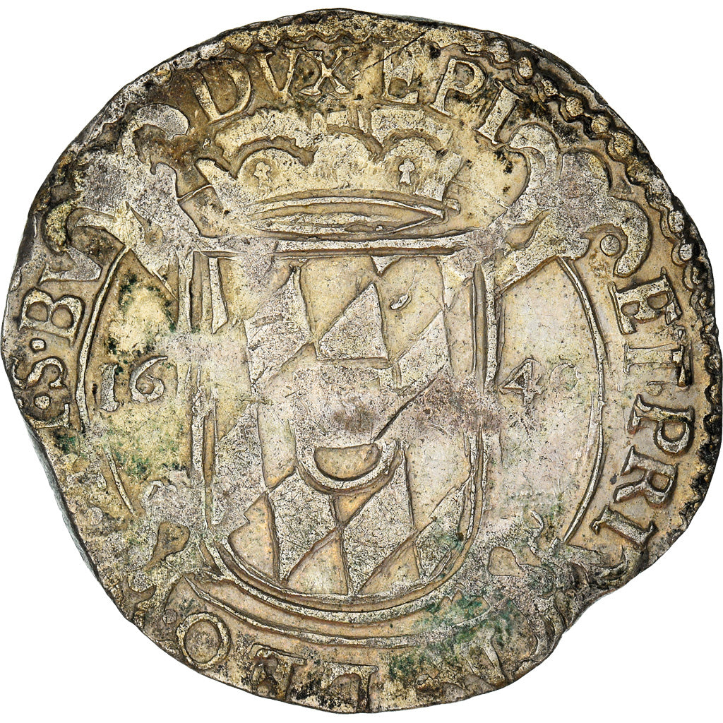 Coin, LIEGE, Ferdinand, Escalin, 1640, Liege, VF(30-35), Silver, KM:58