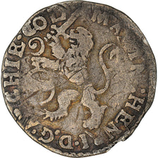 Moneta, LIEGE, Maximilian Henry, Escalin, 1654, Liege, MB+, Argento, KM:76