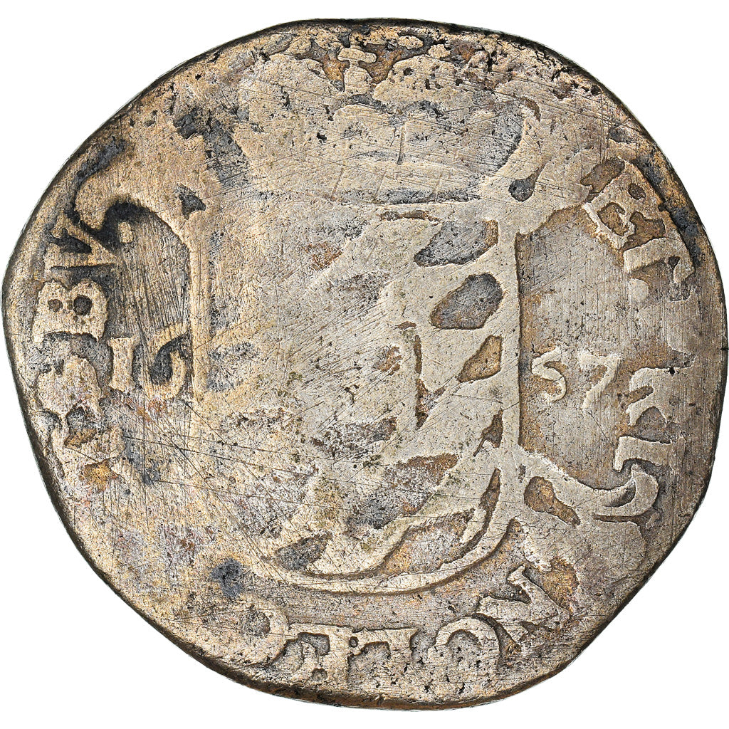 Munten, LUIK, Maximilian Henry, Escalin, 1657, Liege, FR, Zilver, KM:76