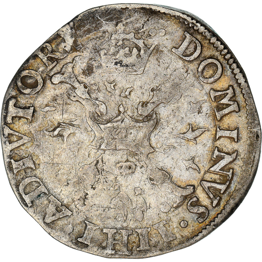 Moneta, Paesi Bassi Spagnoli, Philip II, 1/10 Ecu, 1563, Bruges, MB+, Argento