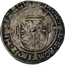 Moneta, Belgio, Charles Quint, 1/2 Réal, Anvers, MB+, Argento, Boudeau:2296