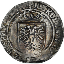 Coin, Belgium, BRABANT, Charles Quint, 1/2 Réal, Bruges, EF(40-45), Silver