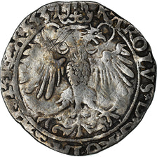 Coin, Belgium, BRABANT, Charles Quint, Vlieger, 4 Patards, 1539, Anvers