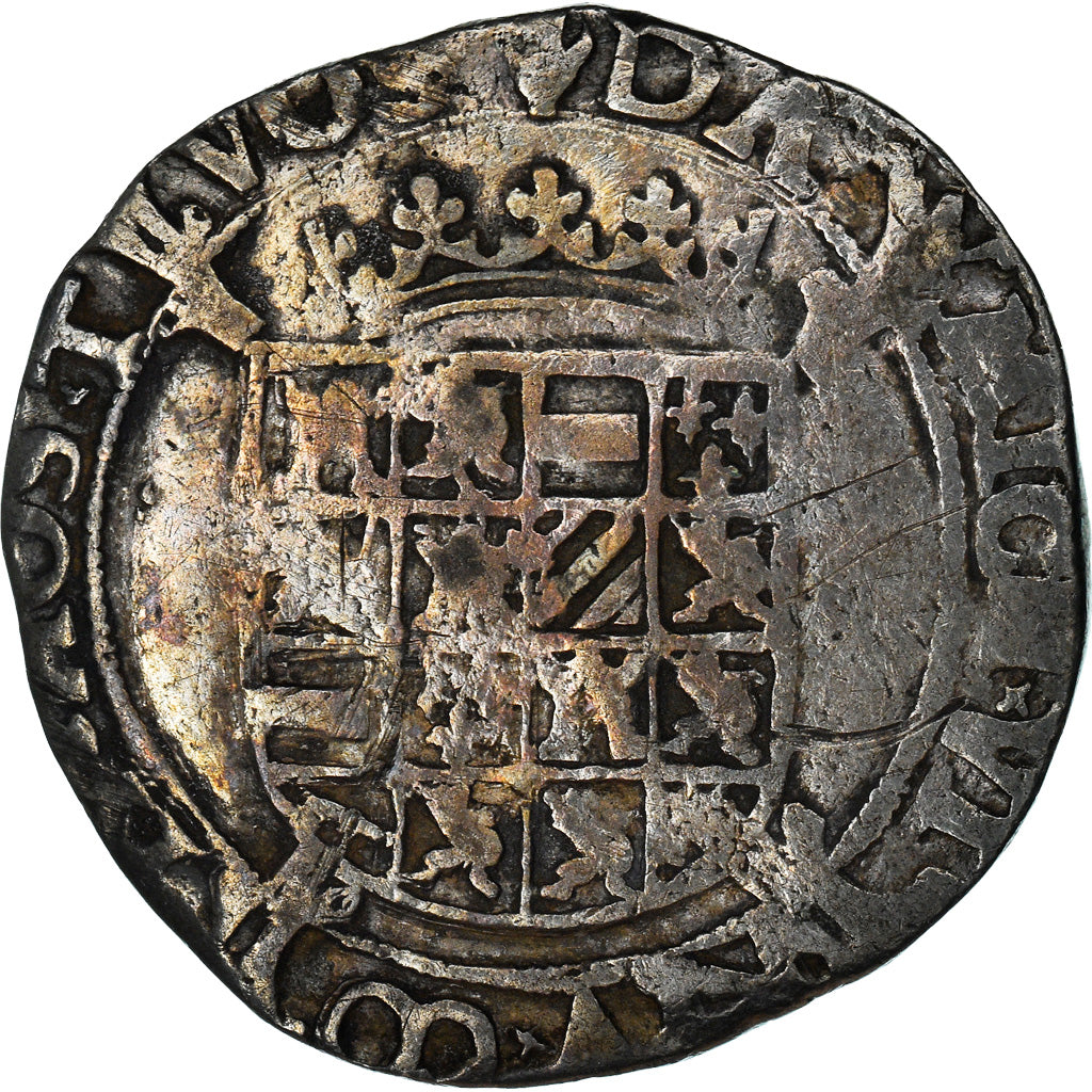 Coin, Belgium, BRABANT, Charles Quint, Vlieger, 4 Patards, 1539, Anvers