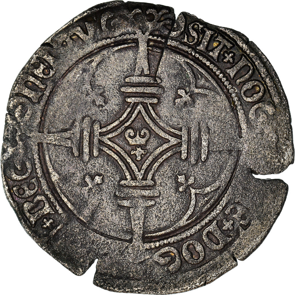 Coin, Belgium, Artois, Philippe le Beau, Double Patard, Namur, VF(30-35), Silver