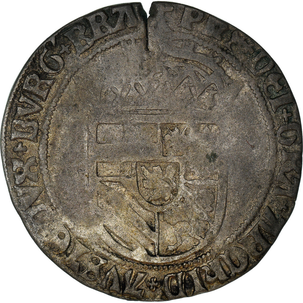 Moneda, Bélgica, Flanders, Philippe le Beau, Double Patard, Antwerp, BC+, Plata