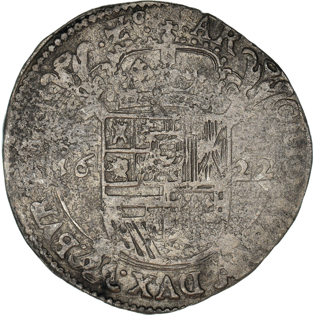 Munten, Lage Spaanse landen, TOURNAI, Filip IV, Escalin, 6 Sols, 1622, Tournai