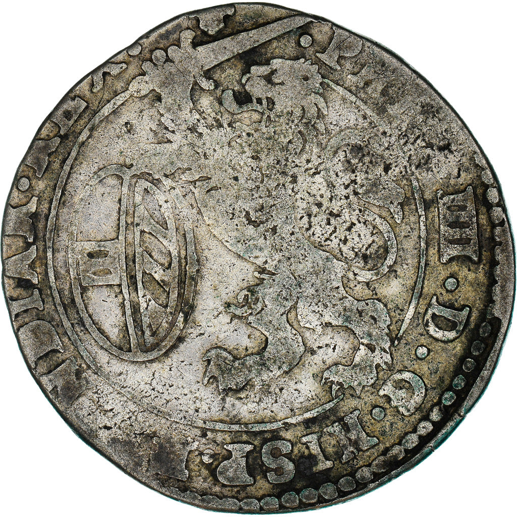 Coin, Spanish Netherlands, BRABANT, Philip IV, Escalin, 1628, Brabant