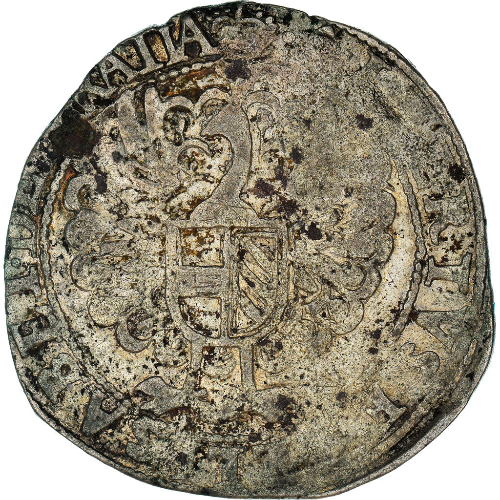 Münze, Spanische Niederlande, BRABANT, Albert & Isabella, Escalin au Paon