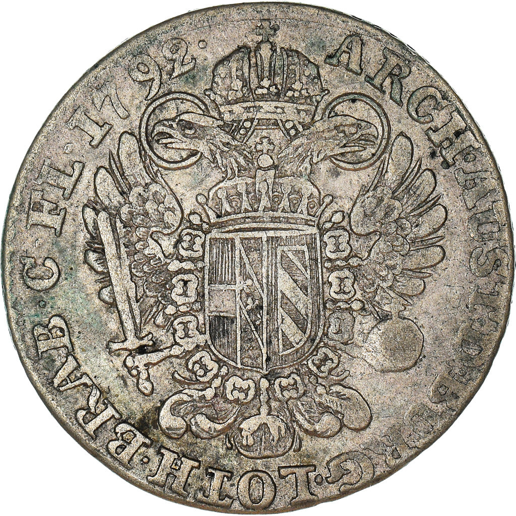 Coin, AUSTRIAN NETHERLANDS, Franz II, 14 Liards, 14 Oorden, 1792, Brussels