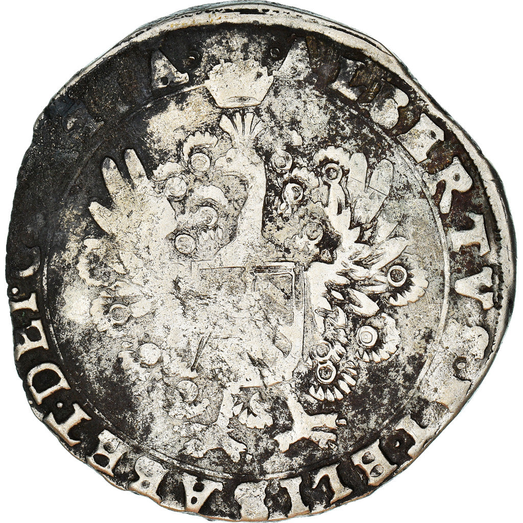 Monnaie, Pays-Bas espagnols, BRABANT, Albert & Isabelle, Escalin au Paon