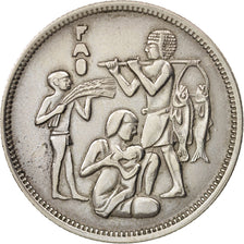 Ägypten, 10 Piastres, 1975, AU(50-53), Copper-nickel, KM:448