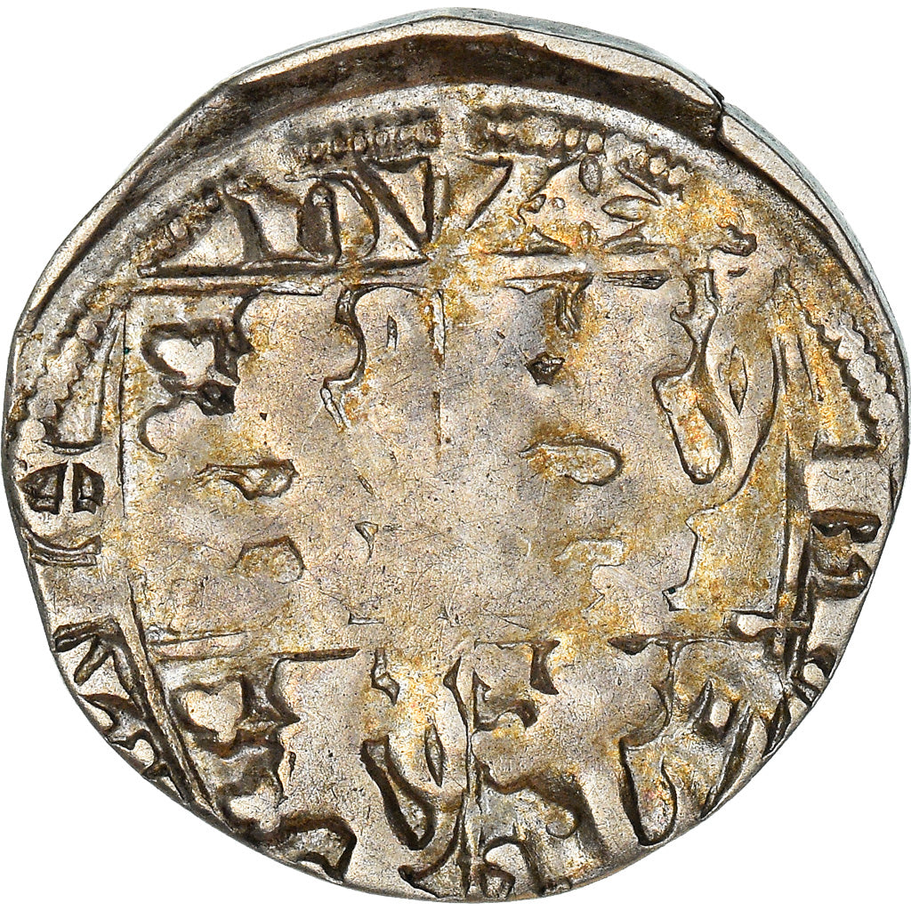 Moneda, Bélgica, BRABANT, Jean III, Esterlin, 1329-1337, Louvain, BC+, Plata