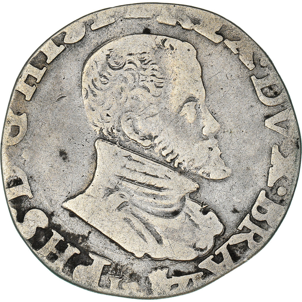 Coin, Spanish Netherlands, BRABANT, Philippe II, 1/5 Écu, 1/5 Ecu, 1571