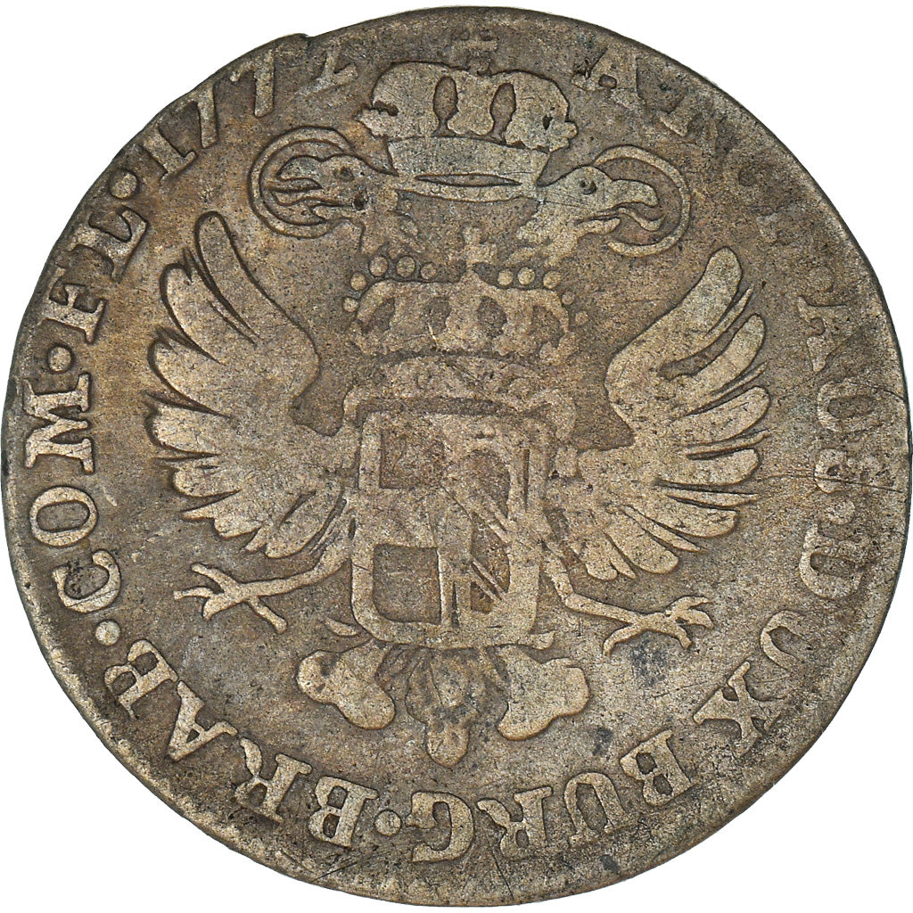 Coin, AUSTRIAN NETHERLANDS, Maria Theresa, 14 Liards, 14 Oorden, 1772, Brussels