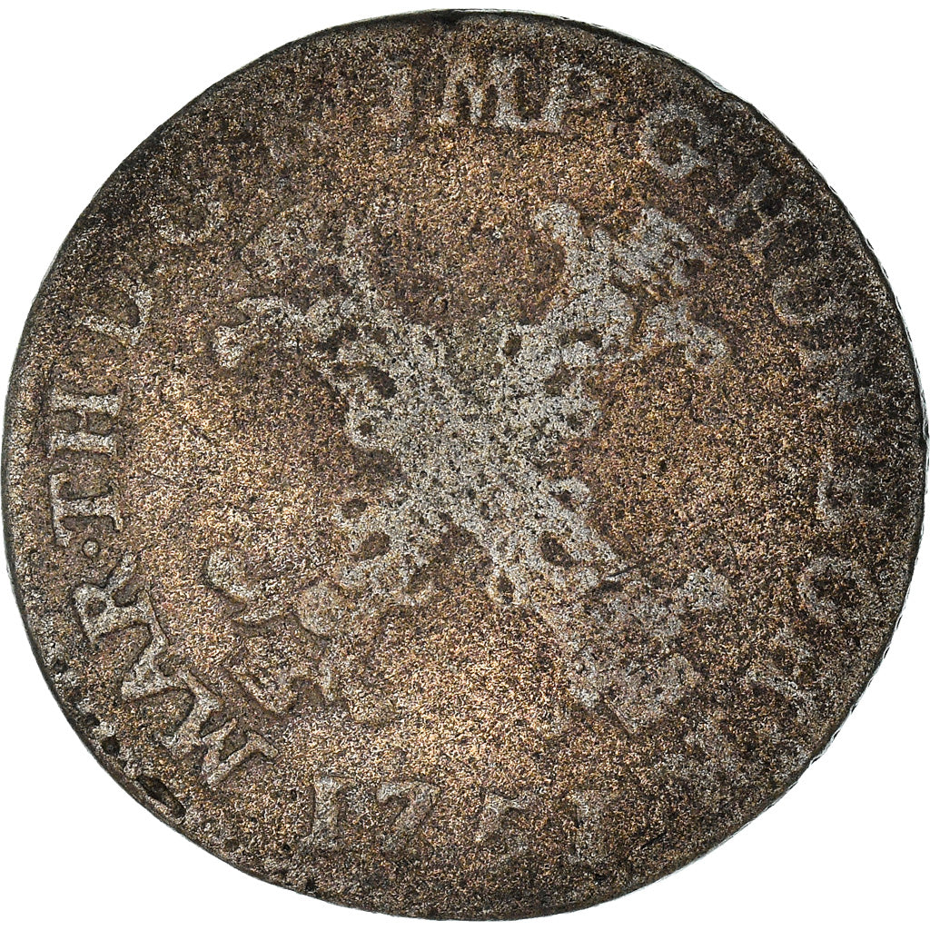 Coin, AUSTRIAN NETHERLANDS, Maria Theresa, 10 Liards, 10 Oorden, 1751, Bruges
