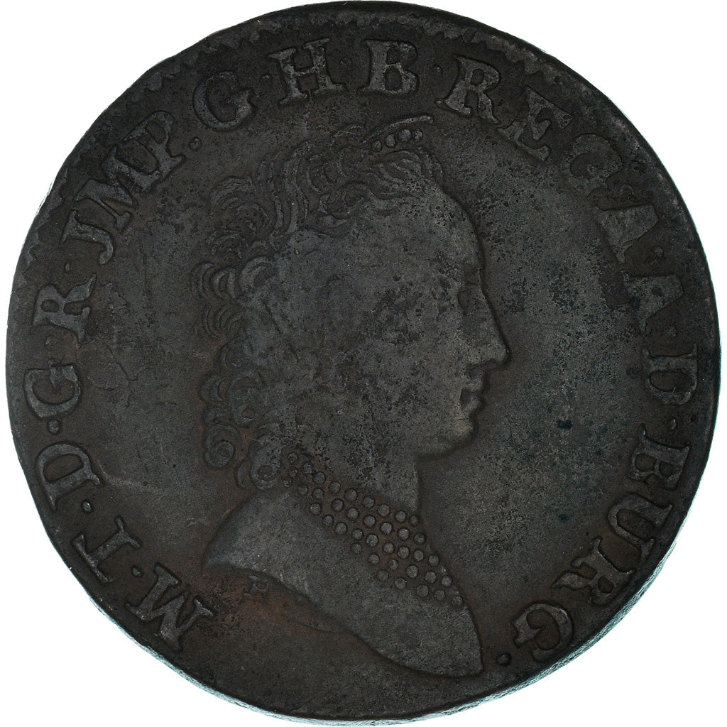 Monnaie, AUSTRIAN NETHERLANDS, Maria Theresa, 2 Liards, 2 Oorden, 1752, Bruges
