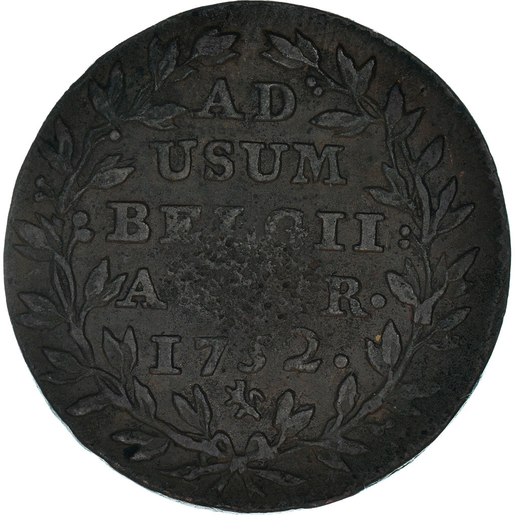 Monnaie, AUSTRIAN NETHERLANDS, Maria Theresa, 2 Liards, 2 Oorden, 1752, Bruges