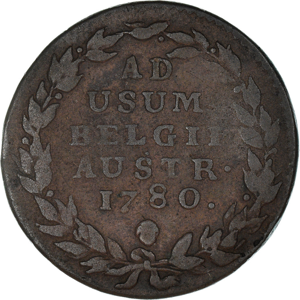 Monnaie, AUSTRIAN NETHERLANDS, Maria Theresa, 2 Liards, 2 Oorden, 1780