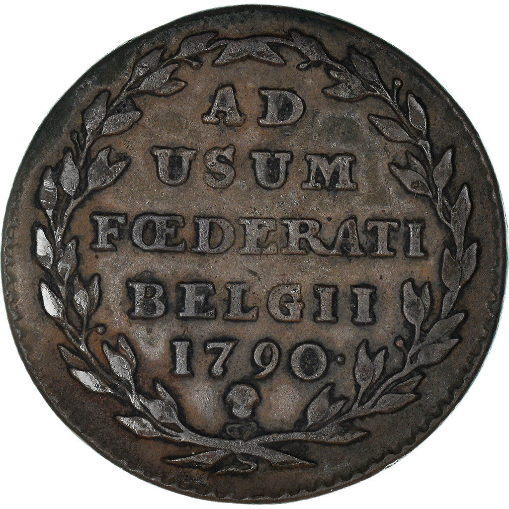 Coin, AUSTRIAN NETHERLANDS, 2 Liards, 2 Oorden, 1790, Brussels, VF(30-35)