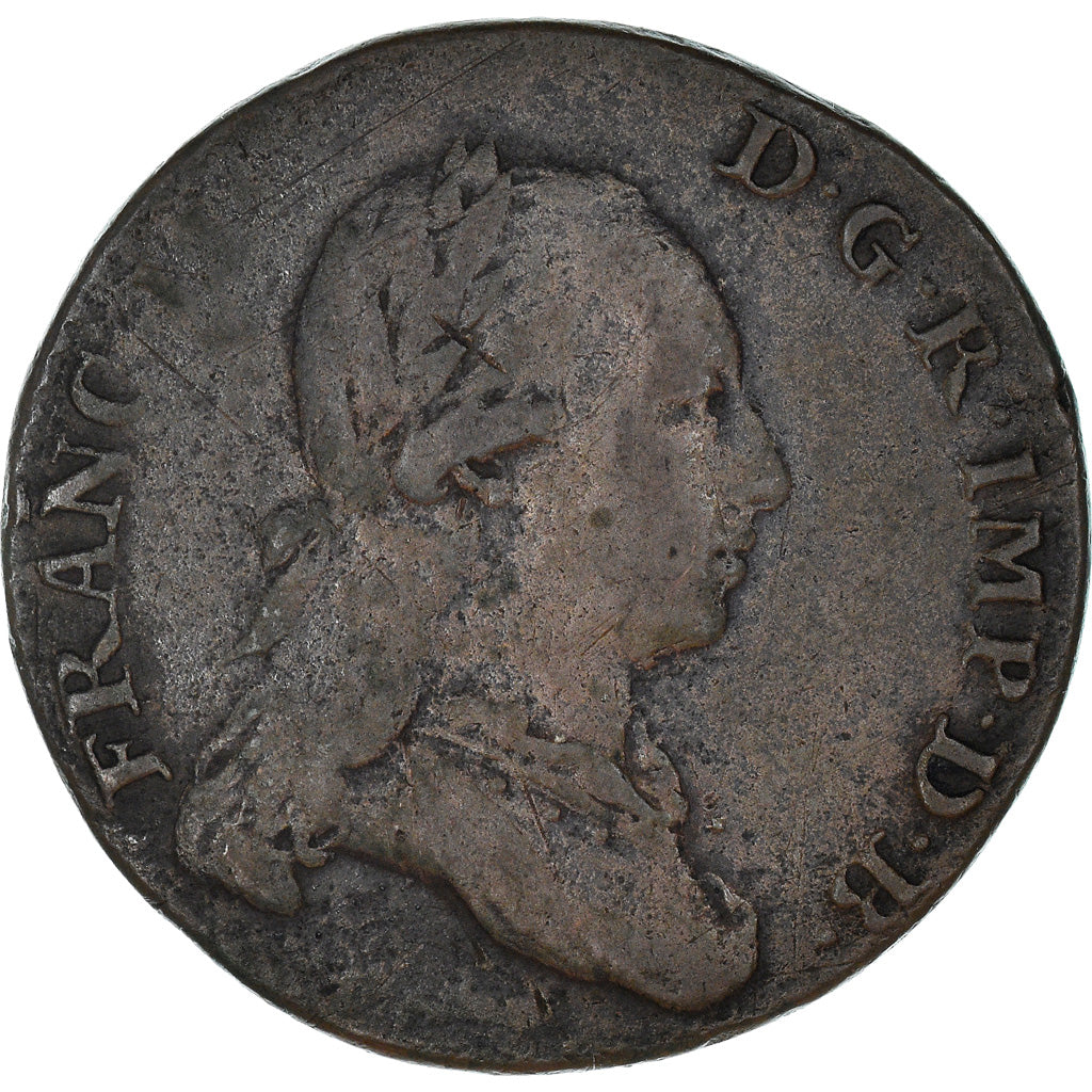 Münze, AUSTRIAN NETHERLANDS, Franz II, 2 Liards, 2 Oorden, 1793, Brussels, S+
