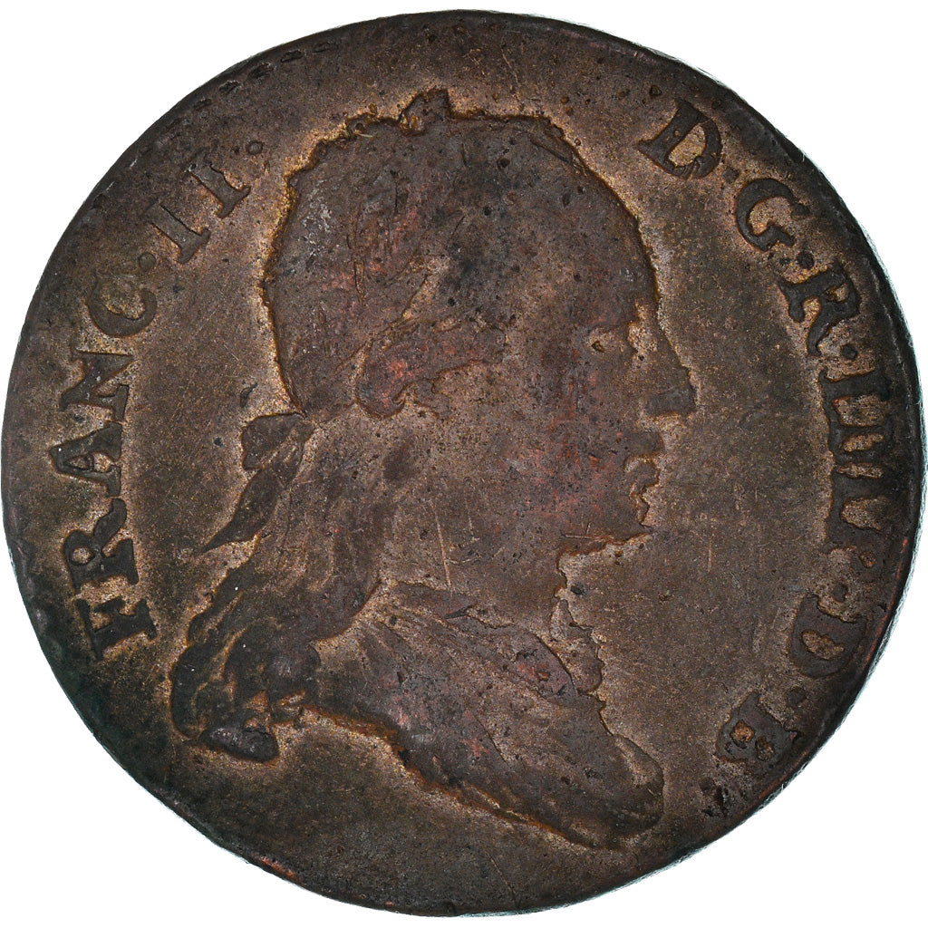 Munten, NEDERLANDS OOSTENRIJK, Franz II, 2 Liards, 2 Oorden, 1794, Brussels