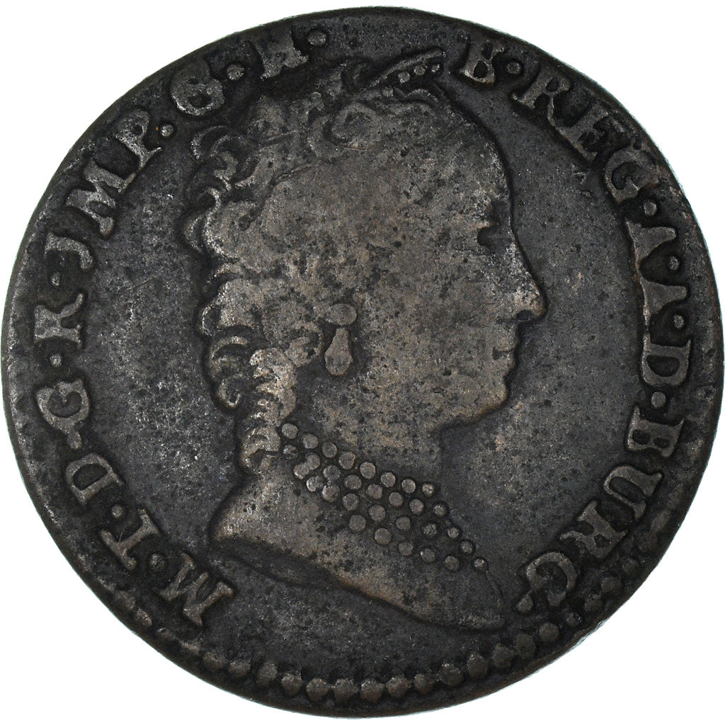 Coin, AUSTRIAN NETHERLANDS, Maria Theresa, Liard, 1750, Bruges, VF(30-35)