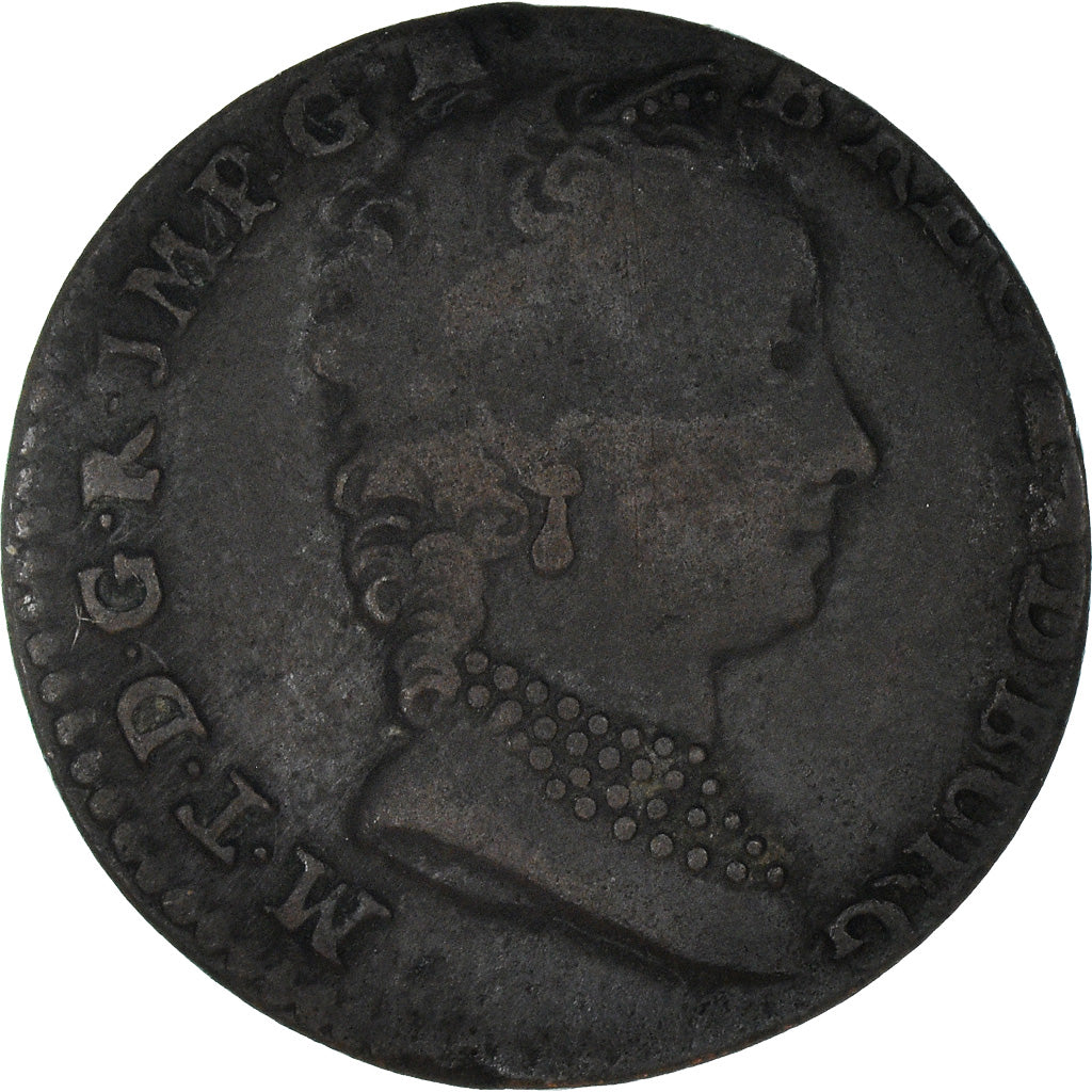 Munten, NEDERLANDS OOSTENRIJK, Maria Theresa, Liard, Oord, 1751, Bruges, ZF