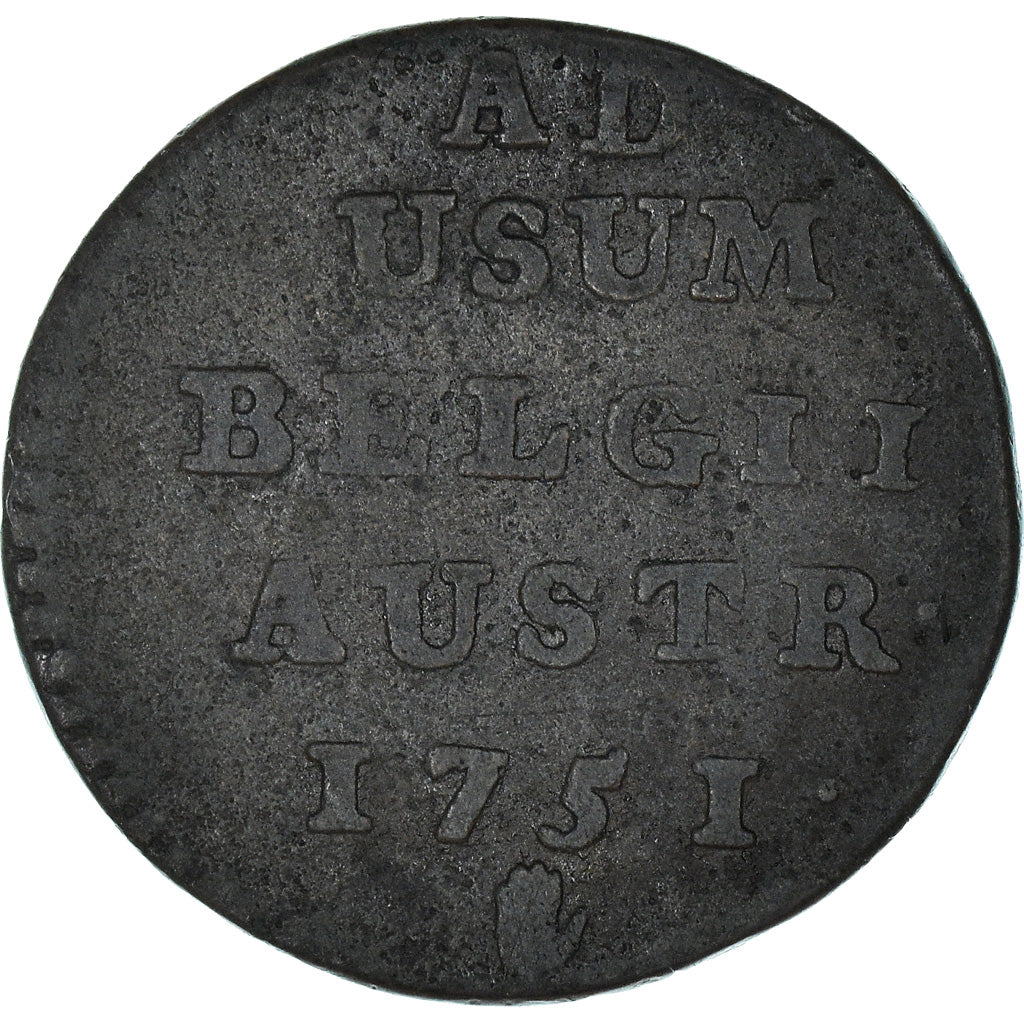 Munten, NEDERLANDS OOSTENRIJK, Maria Theresa, Liard, Oord, 1751, Antwerp, FR+